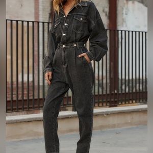12th Tribe Hendrix Denim Jumpsuit